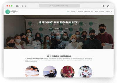Web y SEO Fundación López Mariscal